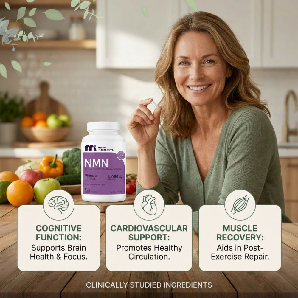 NMN Complex | 1,000mg per Serving | 120 Vegetarian Capsules