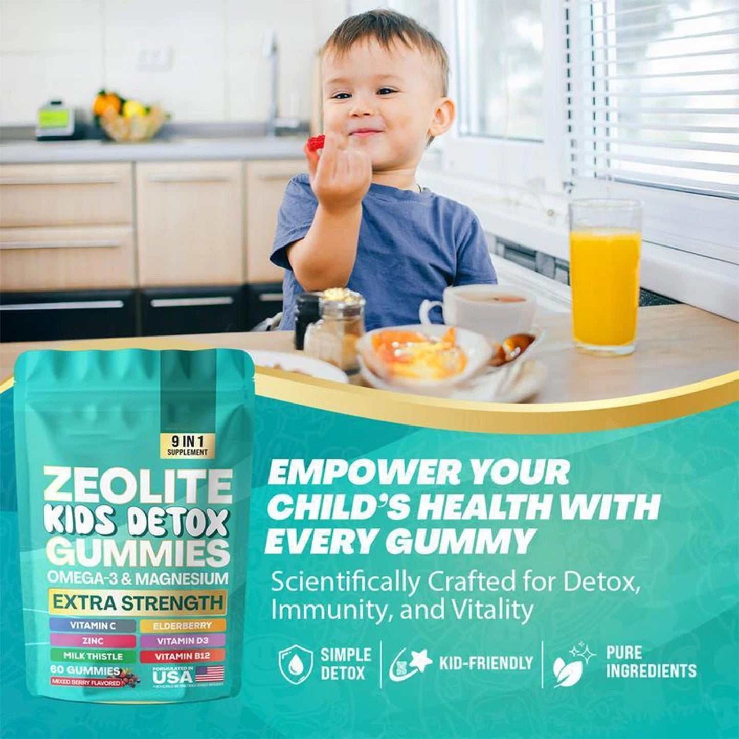 Zeolite Kids Detox Gummies