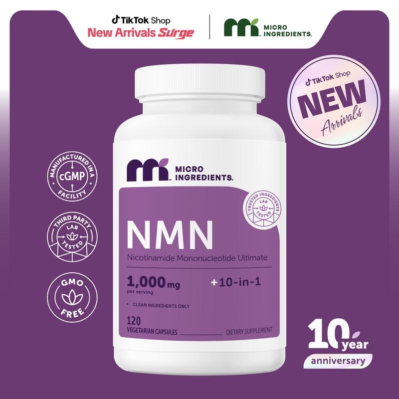 NMN Complex | 1,000mg per Serving | 120 Vegetarian Capsules