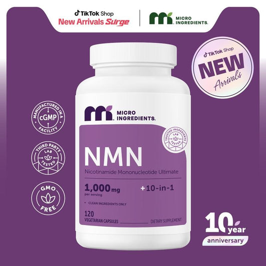 NMN Complex | 1,000mg per Serving | 120 Vegetarian Capsules